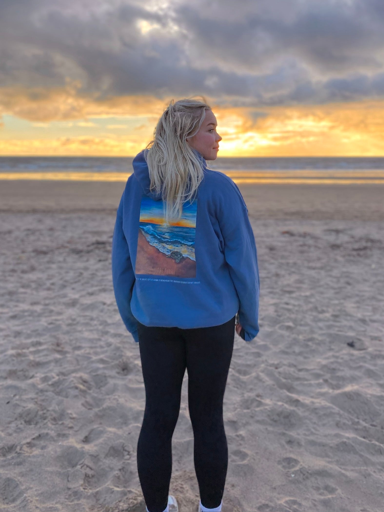 Turtle Freedom Hooded Sweatshirt