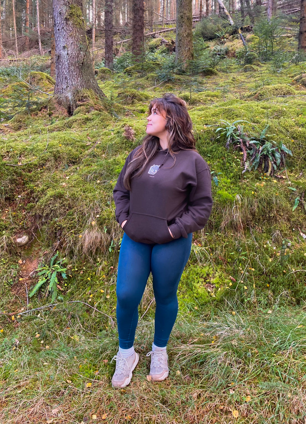 Wolf in the woodlands Hooded Sweatshirt