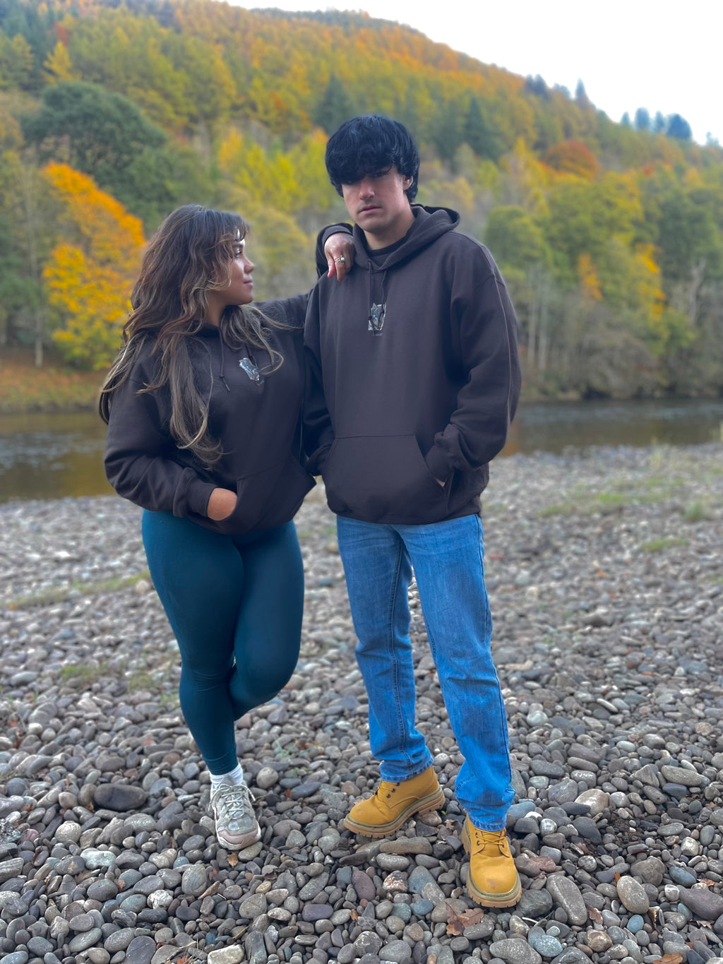 Wolf in the woodlands Hooded Sweatshirt