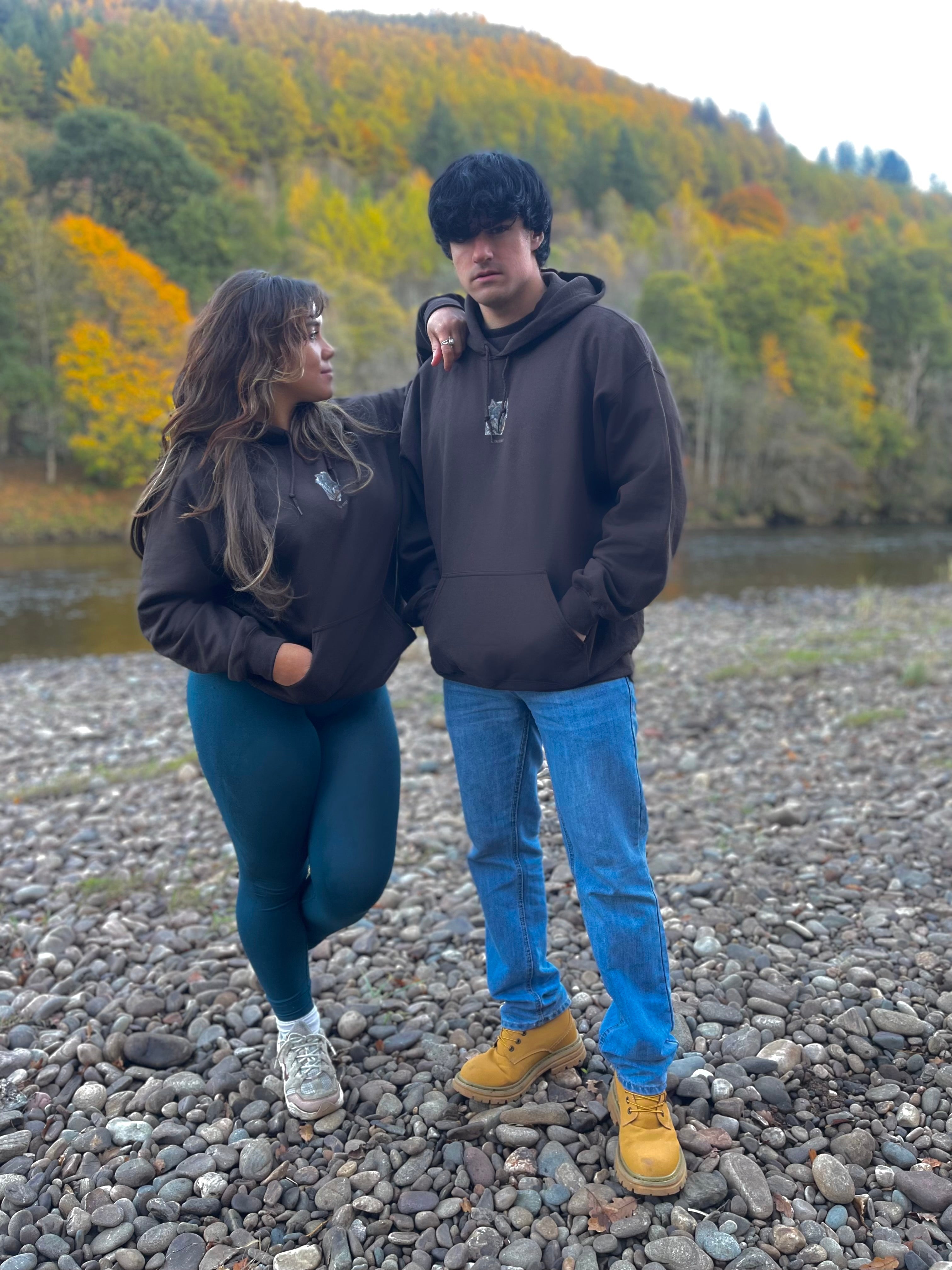 Wolf in the woodlands Hooded Sweatshirt