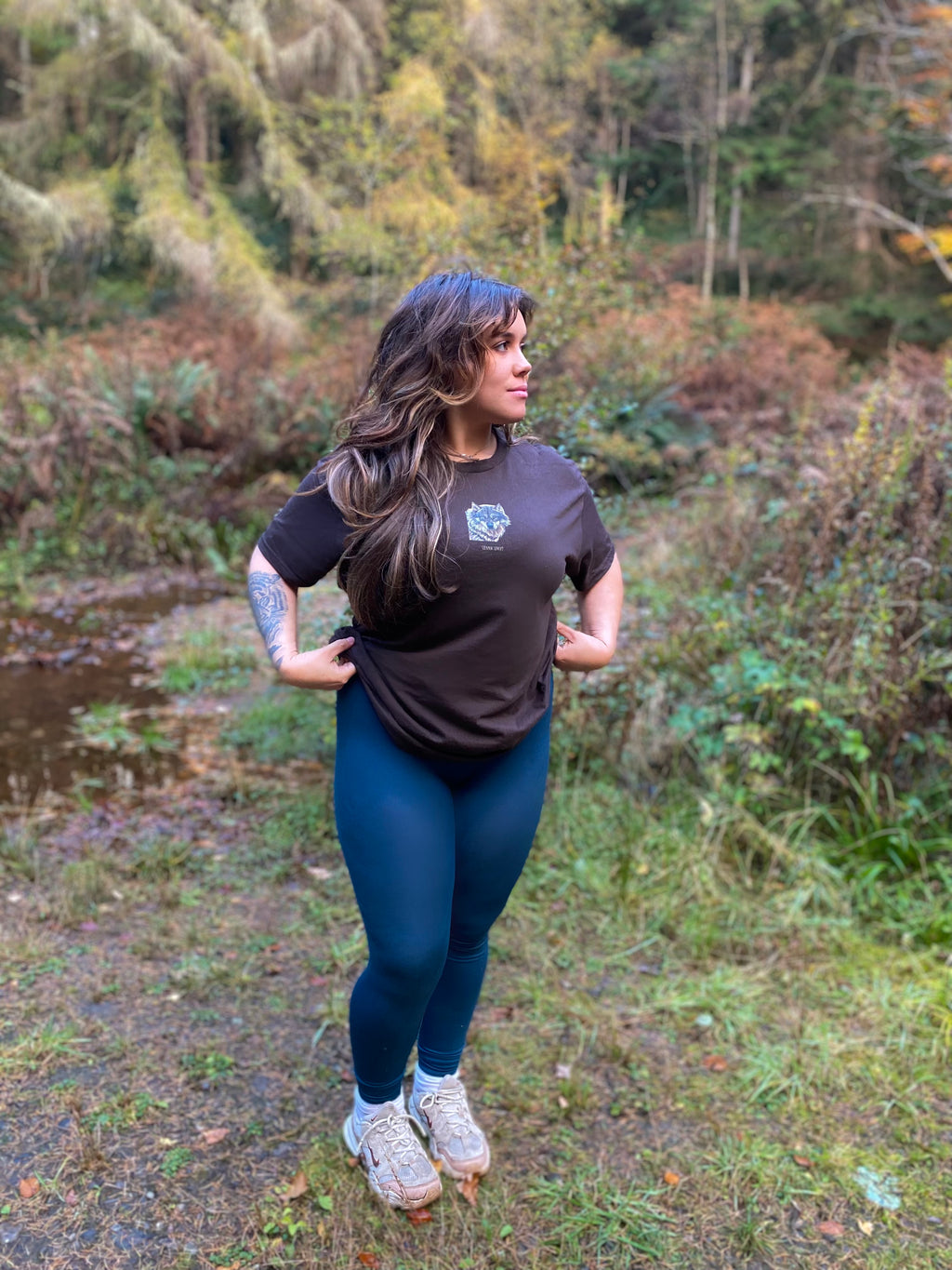 The wolf short sleeve shirt