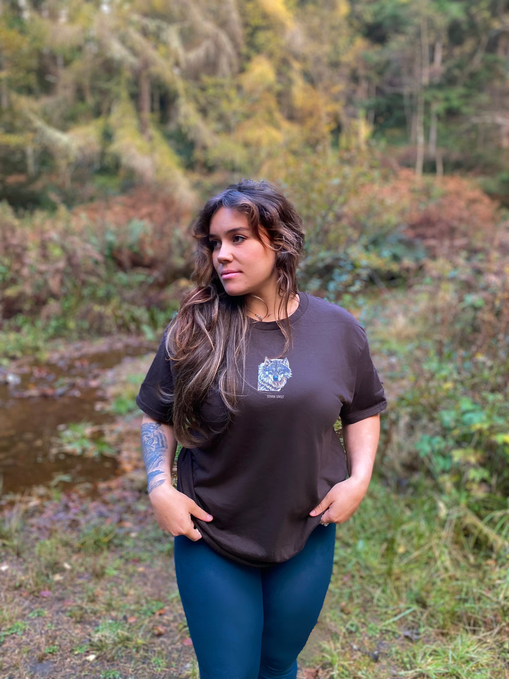 The wolf short sleeve shirt