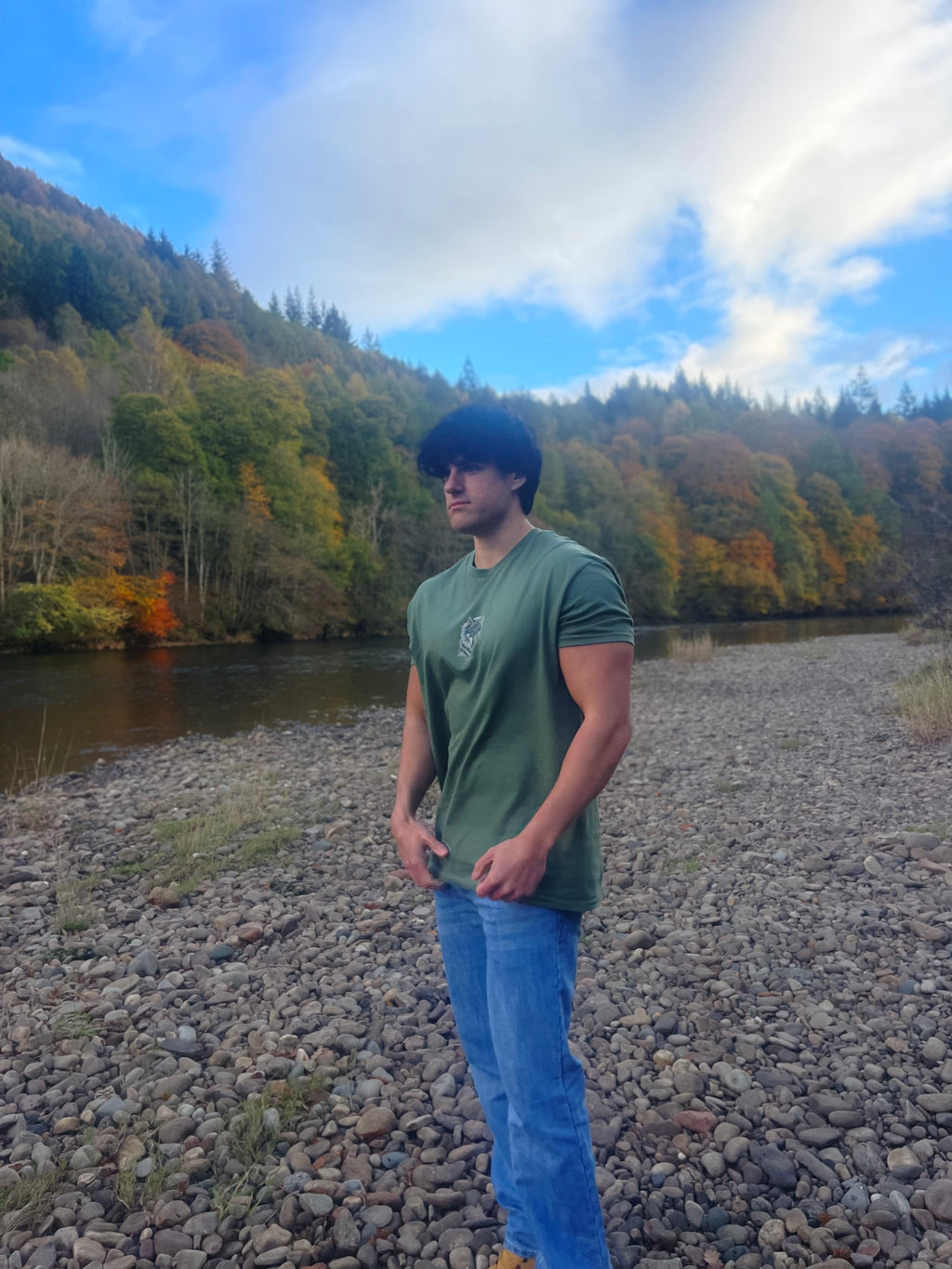 The wolf short sleeve shirt