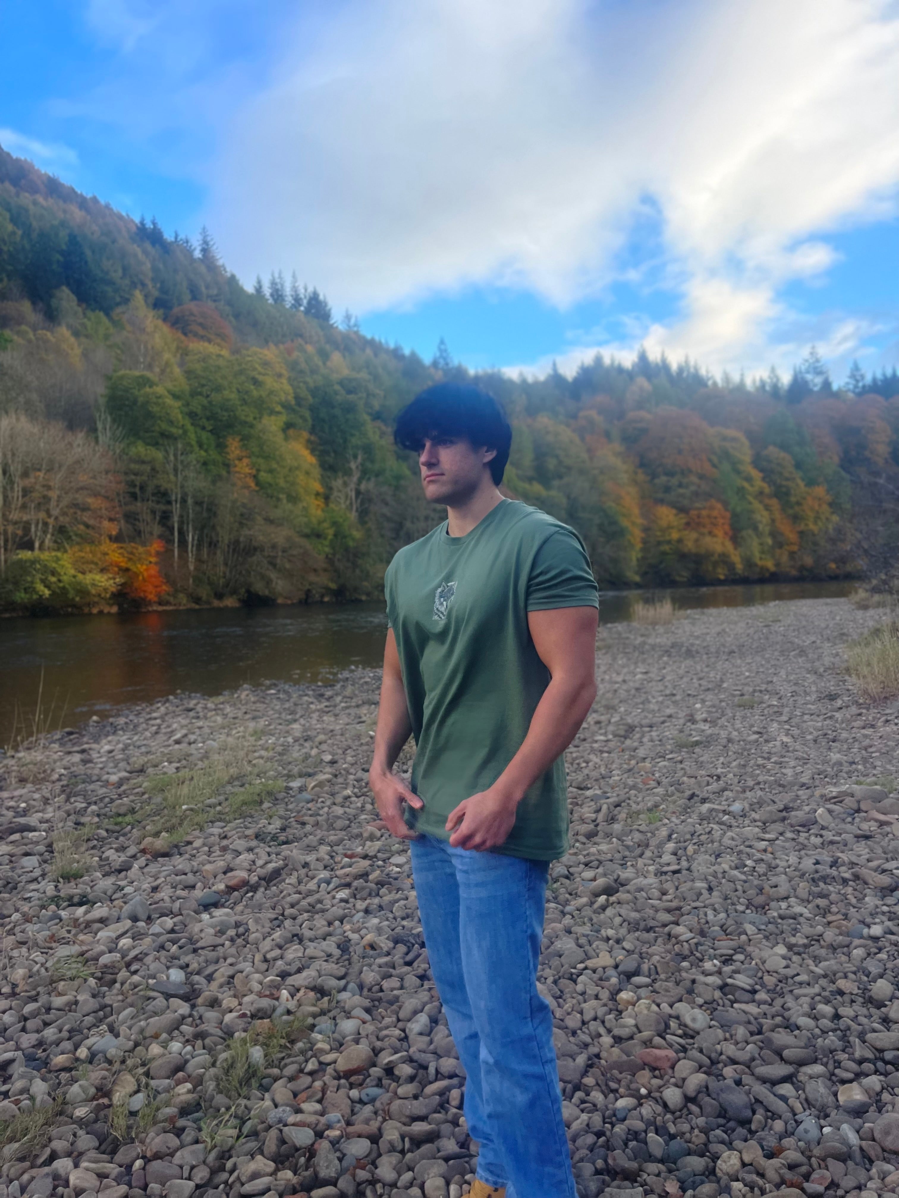 The wolf short sleeve shirt