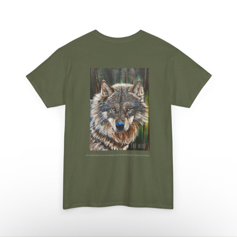 The wolf short sleeve shirt