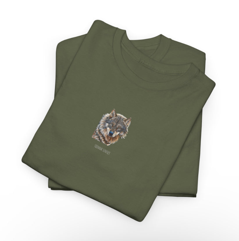 The wolf short sleeve shirt