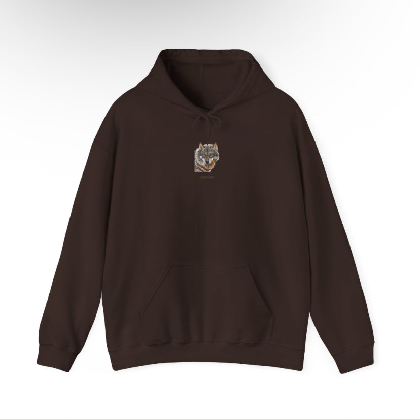 Wolf in the woodlands Hooded Sweatshirt