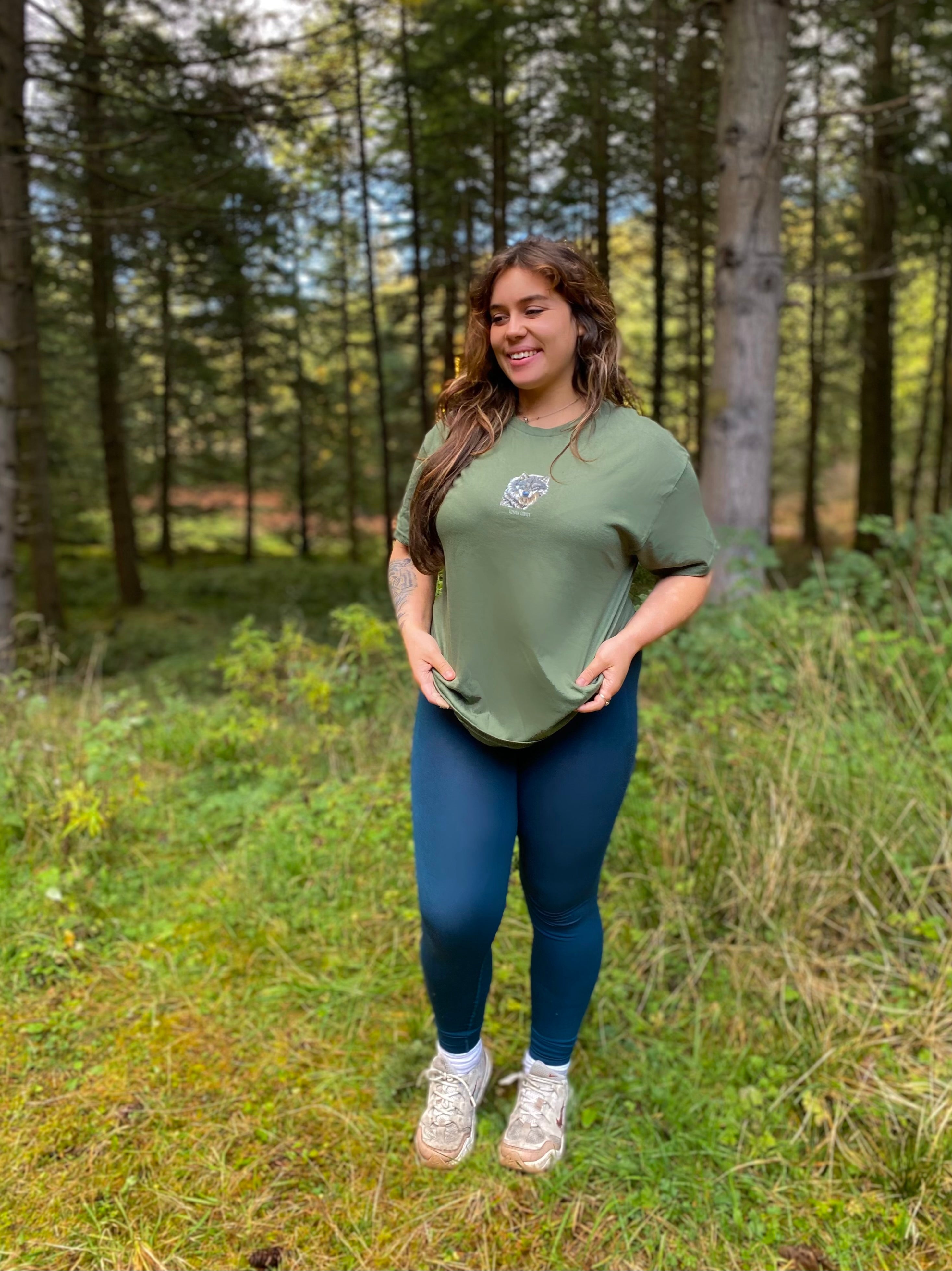 The wolf short sleeve shirt