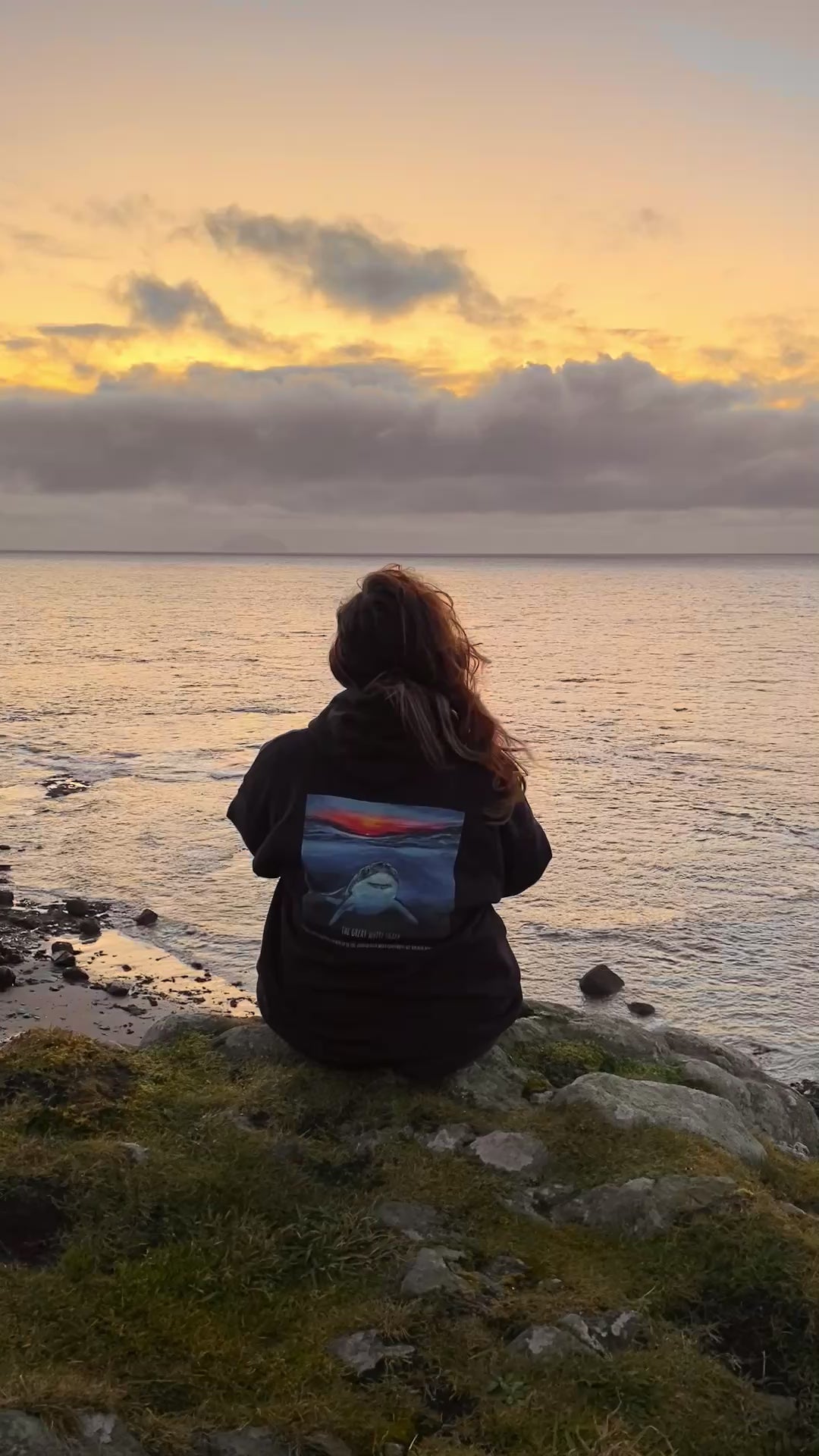 Great white shark hoodie